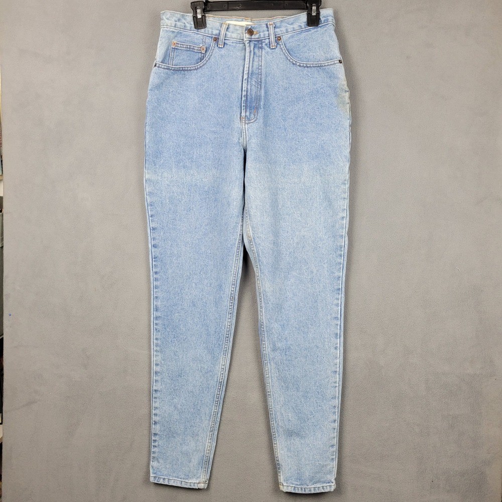 Vintage 90s Merona Premium Jeans Womens‎ 14T Light Blue Denim Cotton Skinny Leg